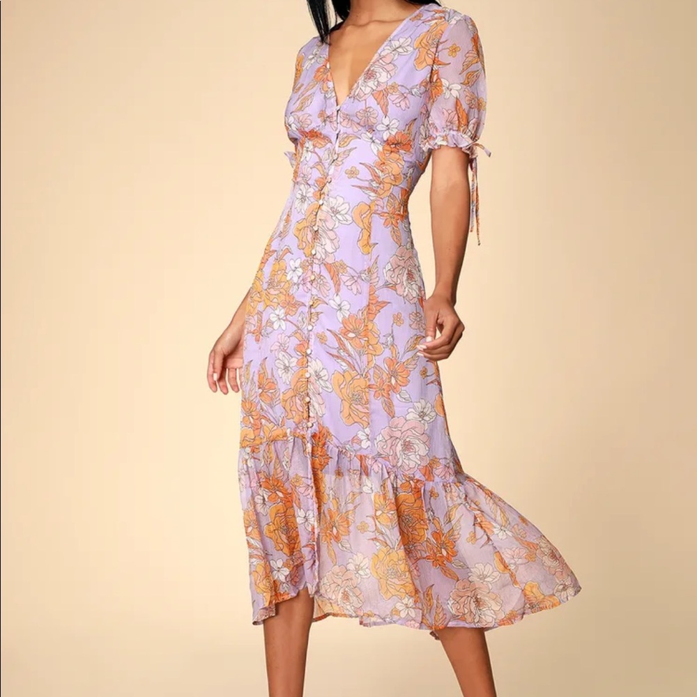 Astr the Label Floral Dress